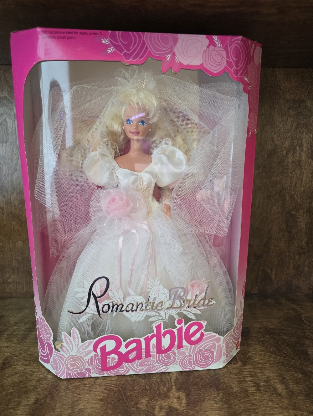Vintage 1992 Mattel Romantic Bride Barbie Doll #1861 Wedding Gown NIB NRFB